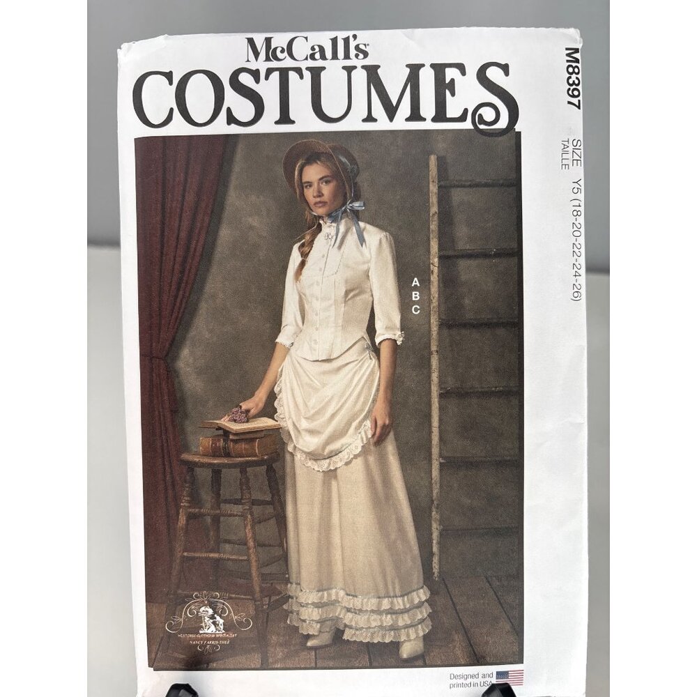McCall’s M8397 Historical Costume Pattern Sizes 18 20 22 24 26 Uncut 2023